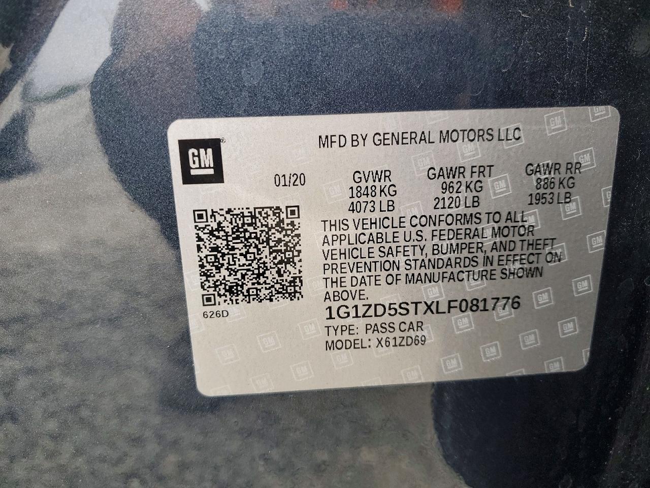 2020 CHEVROLET MALIBU LT photo 34
