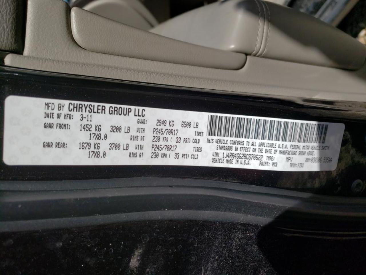 2011 JEEP GRAND CHEROKEE LAREDO photo 19
