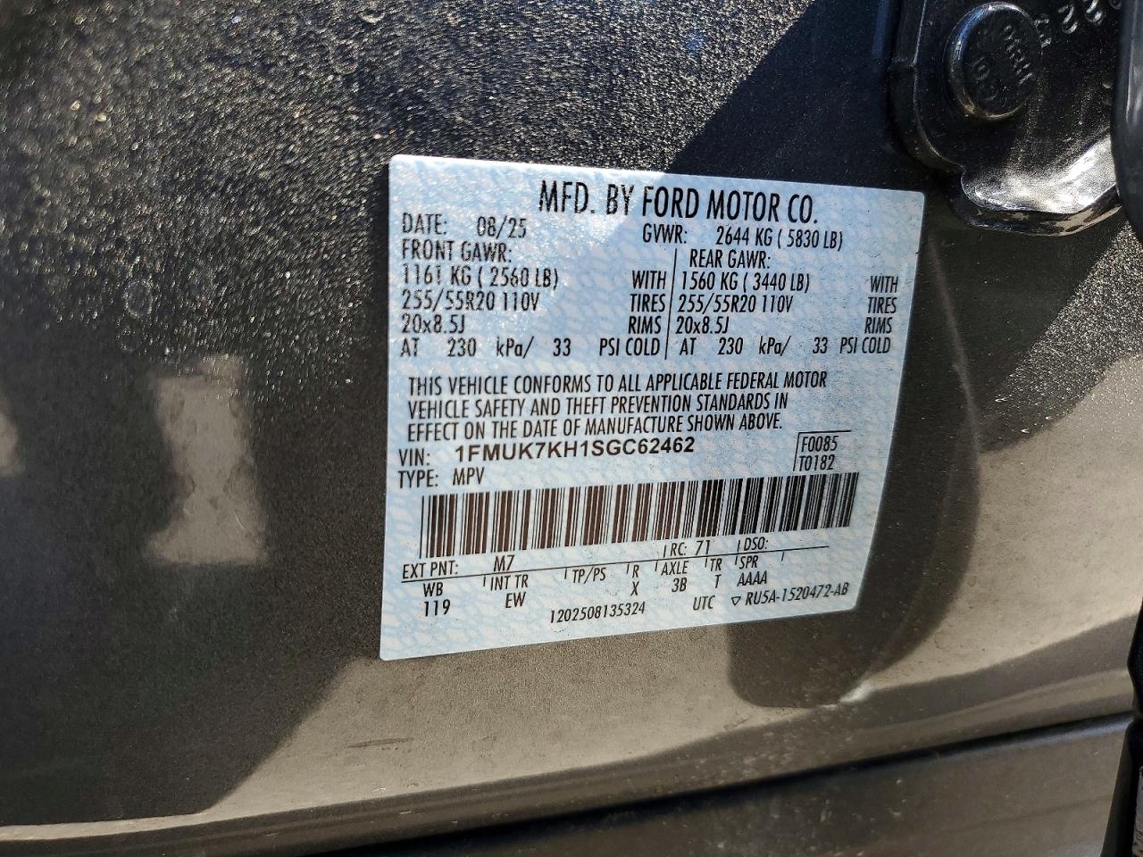 2025 FORD EXPLORER ST-LINE photo 37