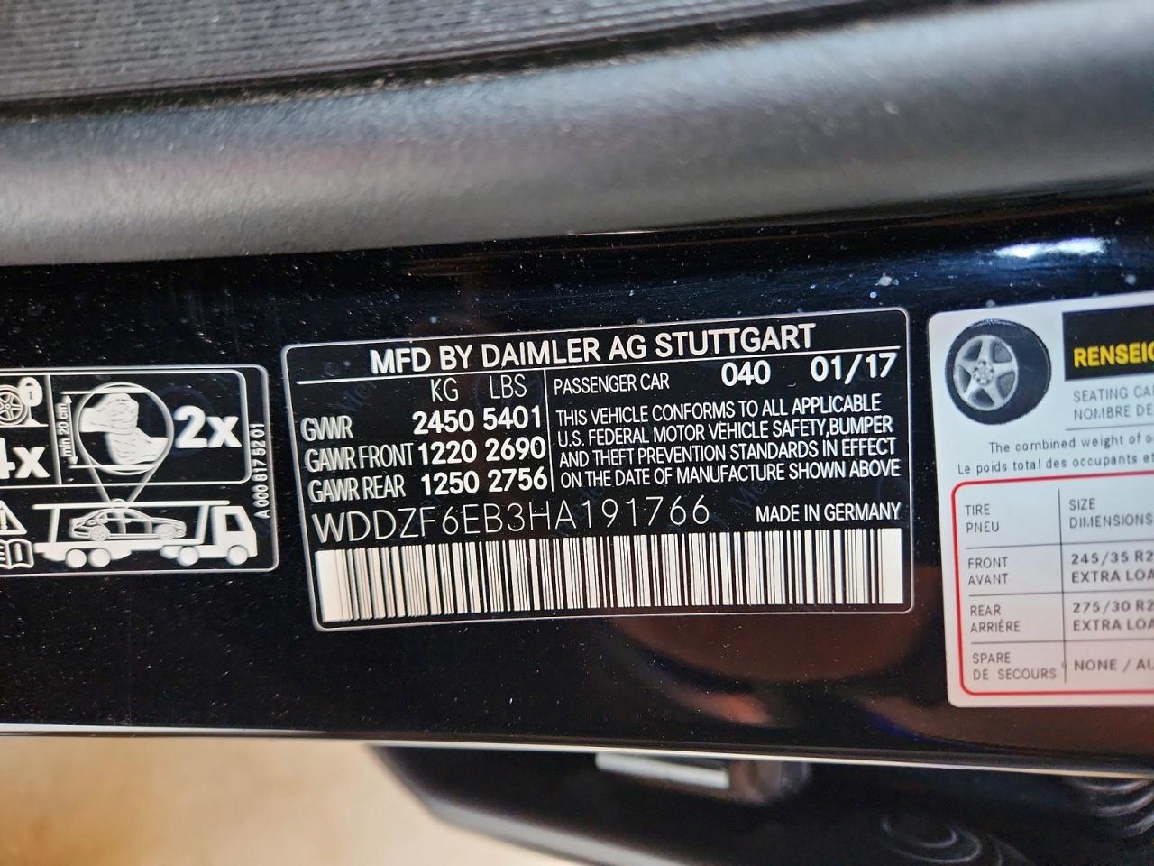 2017 MERCEDES-BENZ E 43 4MATIC AMG photo 23
