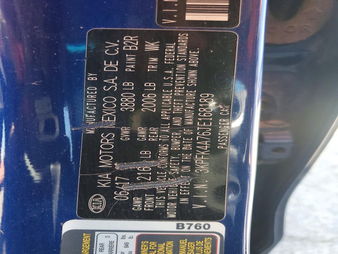 2018 KIA FORTE LX photo 12