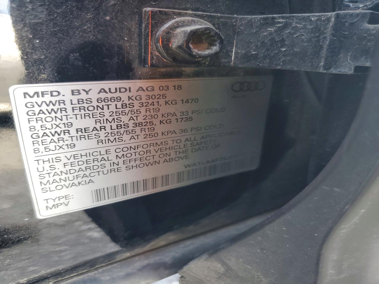 2018 AUDI Q7 photo 13
