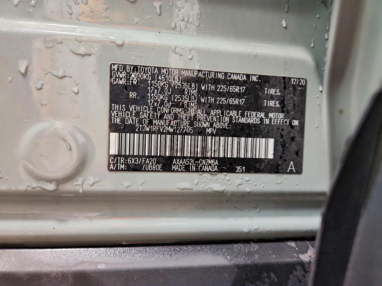 2021 TOYOTA RAV4 XLE photo 23