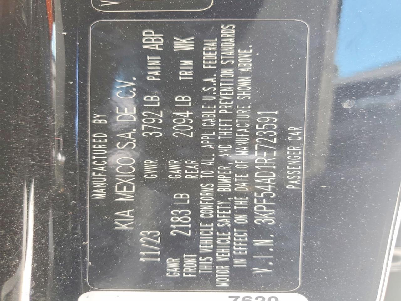 2024 KIA FORTE GT-LINE photo 23