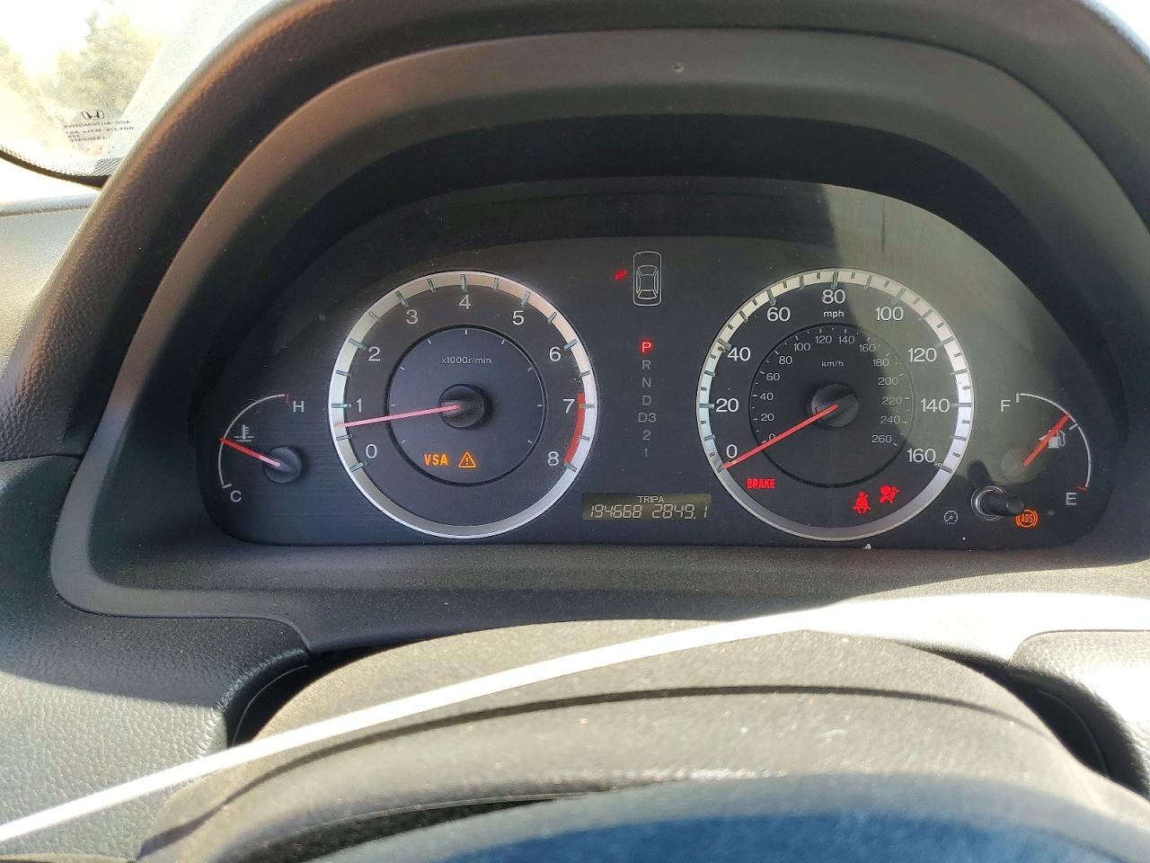 2009 HONDA ACCORD EXL photo 9