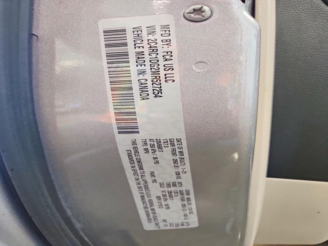 2021 CHRYSLER VOYAGER LXI photo 25