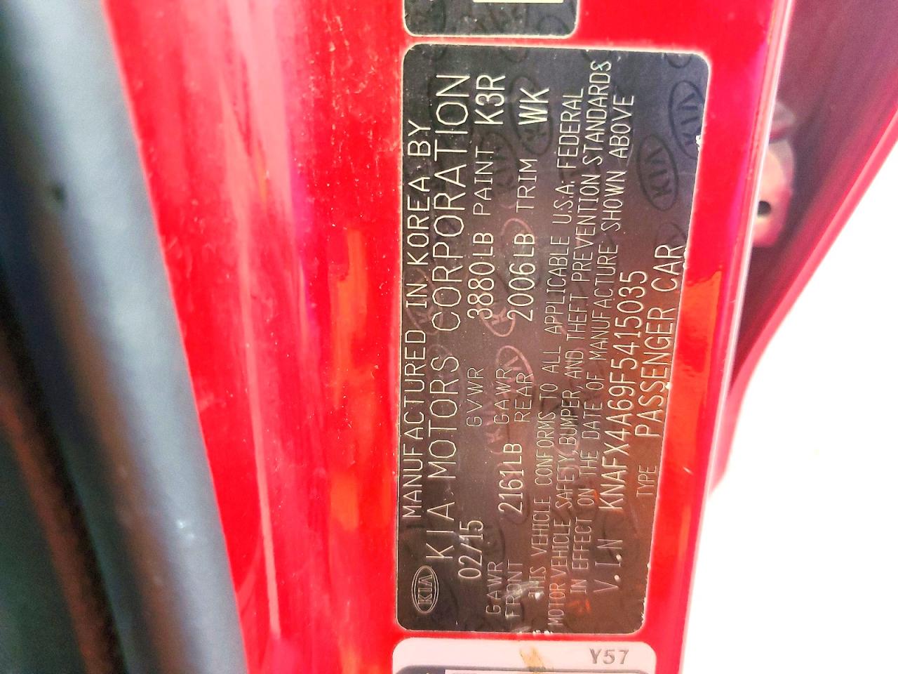 2015 KIA FORTE LX photo 25