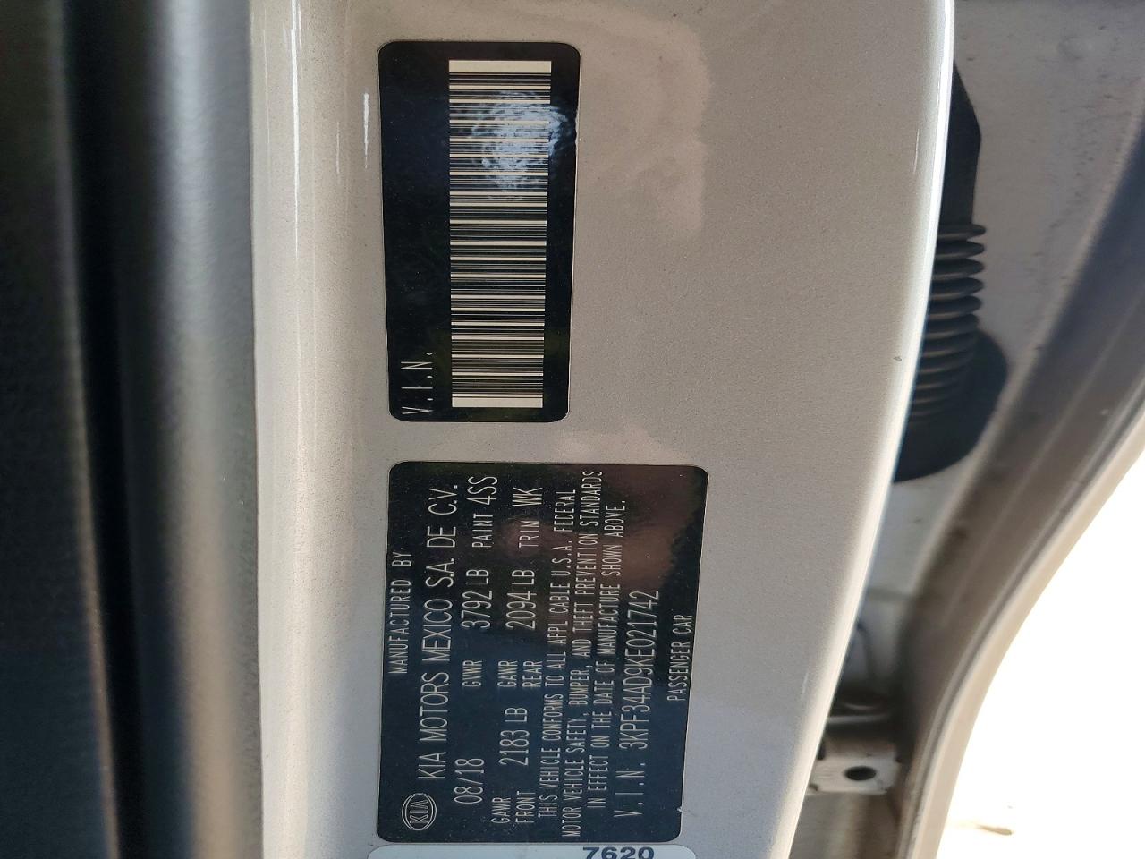 2019 KIA FORTE S photo 25