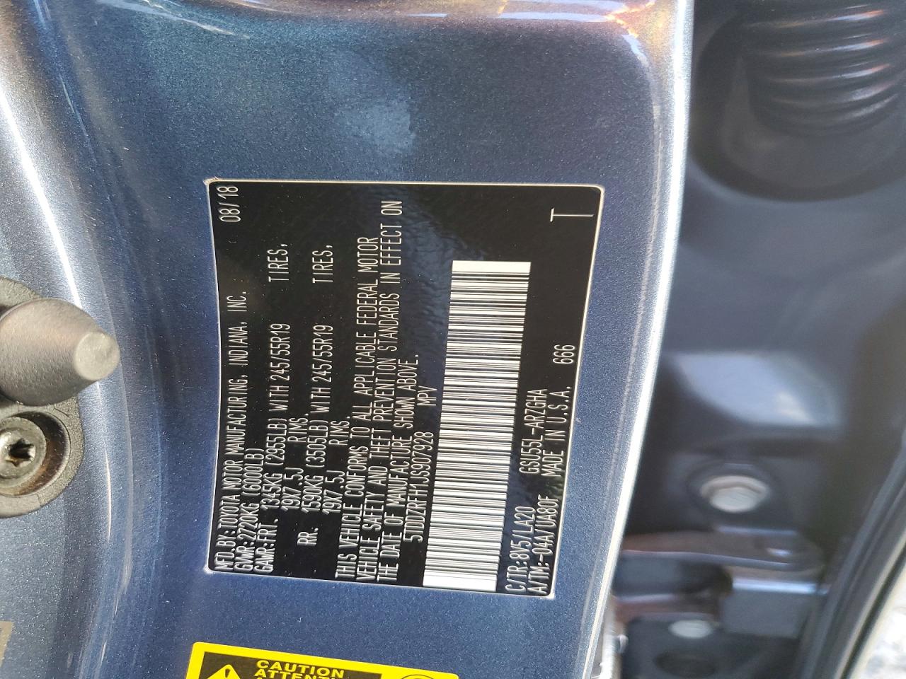 2018 TOYOTA HIGHLANDER LIMITED PLATINUM photo 23