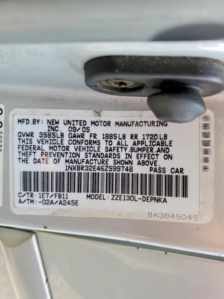 2006 TOYOTA COROLLA LE photo 23