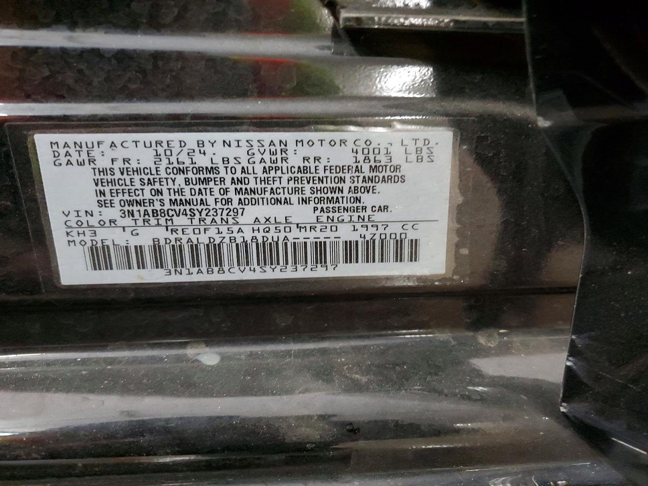2025 NISSAN SENTRA SV photo 12