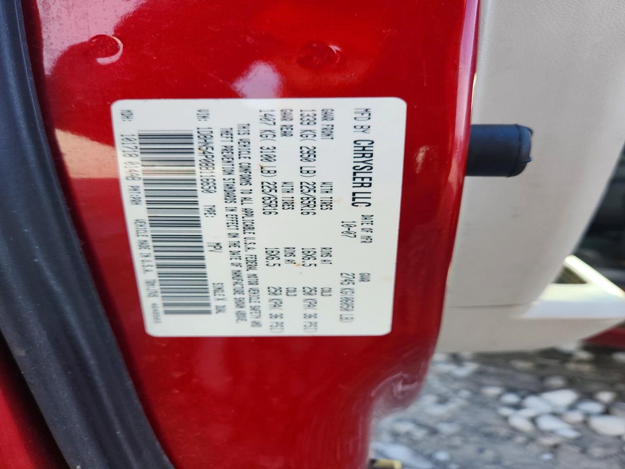 2008 DODGE GRAND CARAVAN SXT photo 13