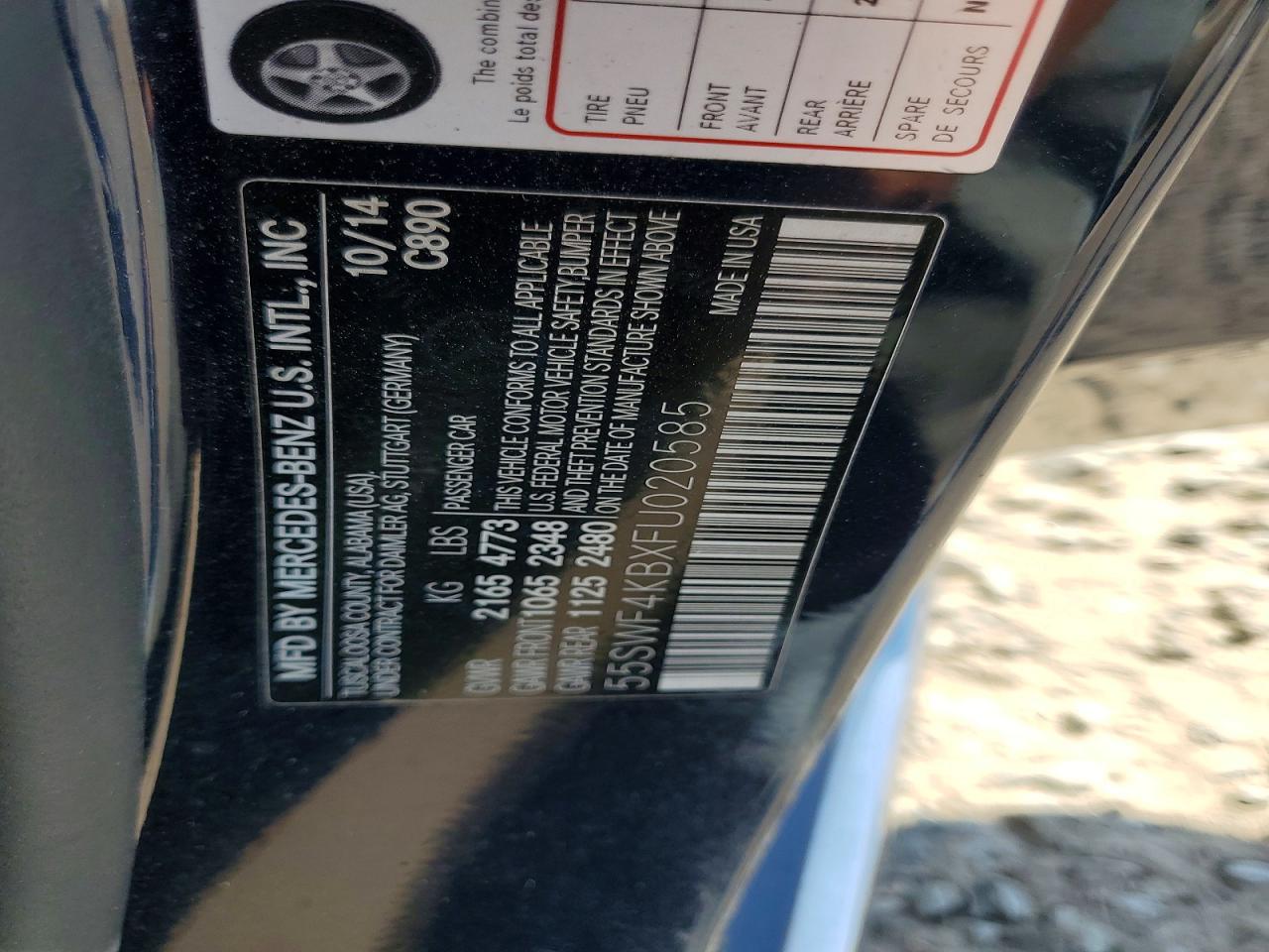 2015 MERCEDES-BENZ C 300 4MATIC photo 34