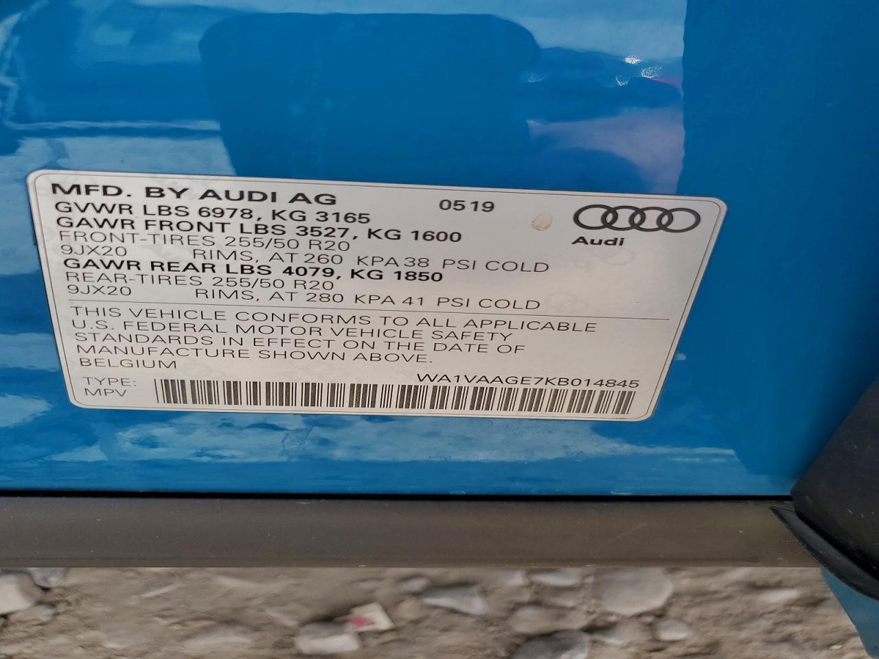 2019 AUDI E-TRON PRESTIGE photo 14