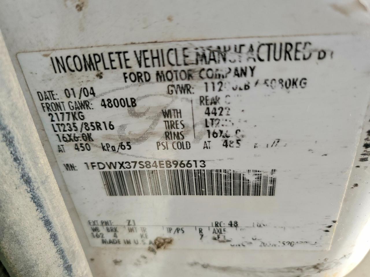 2004 FORD F350 SUPER DUTY photo 37