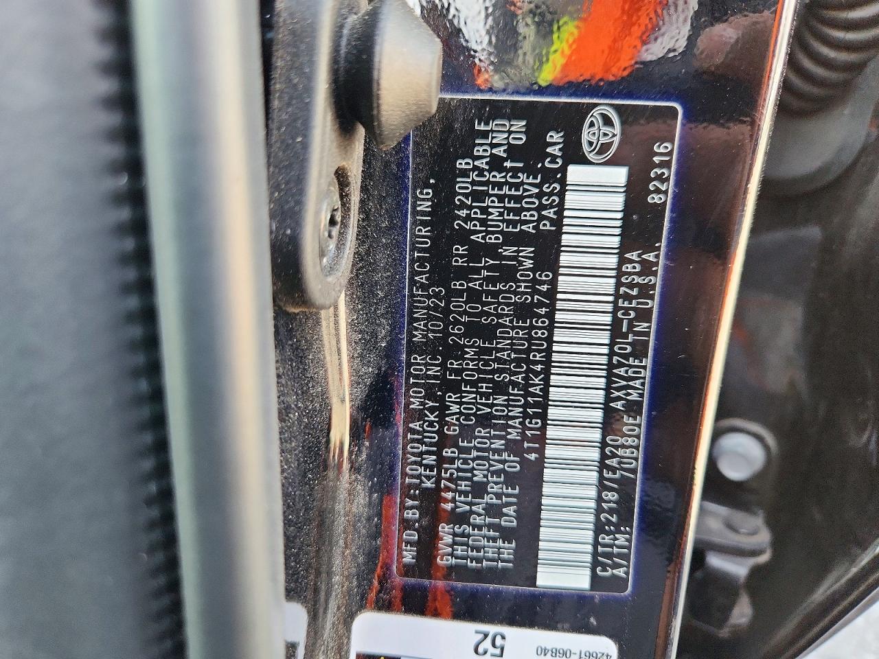 2024 TOYOTA CAMRY SE photo 25