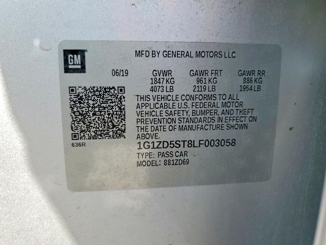 2020 CHEVROLET MALIBU LT photo 25