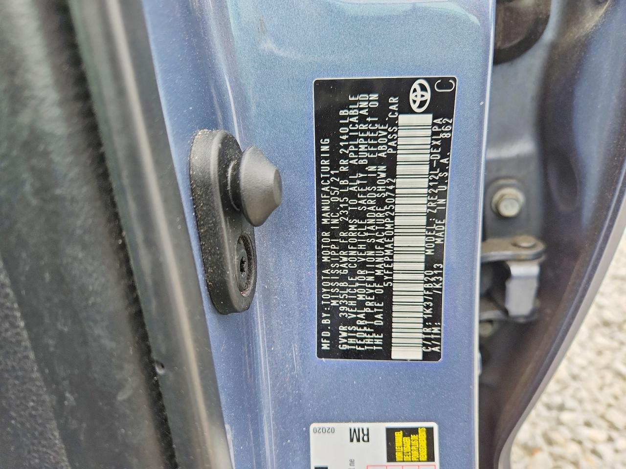 2021 TOYOTA COROLLA LE photo 23