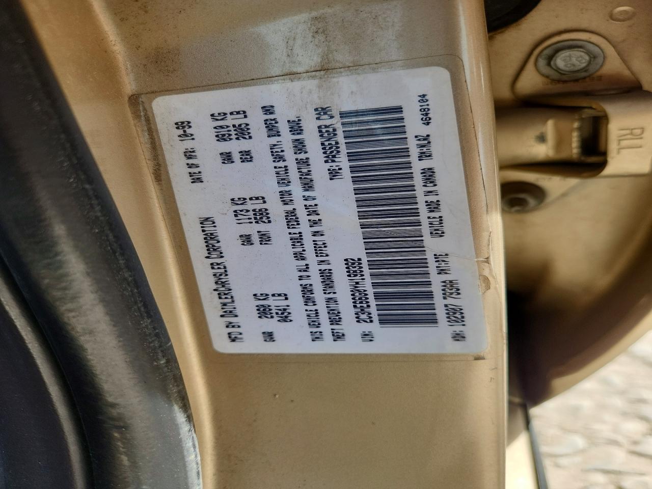 2000 CHRYSLER 300M photo 23