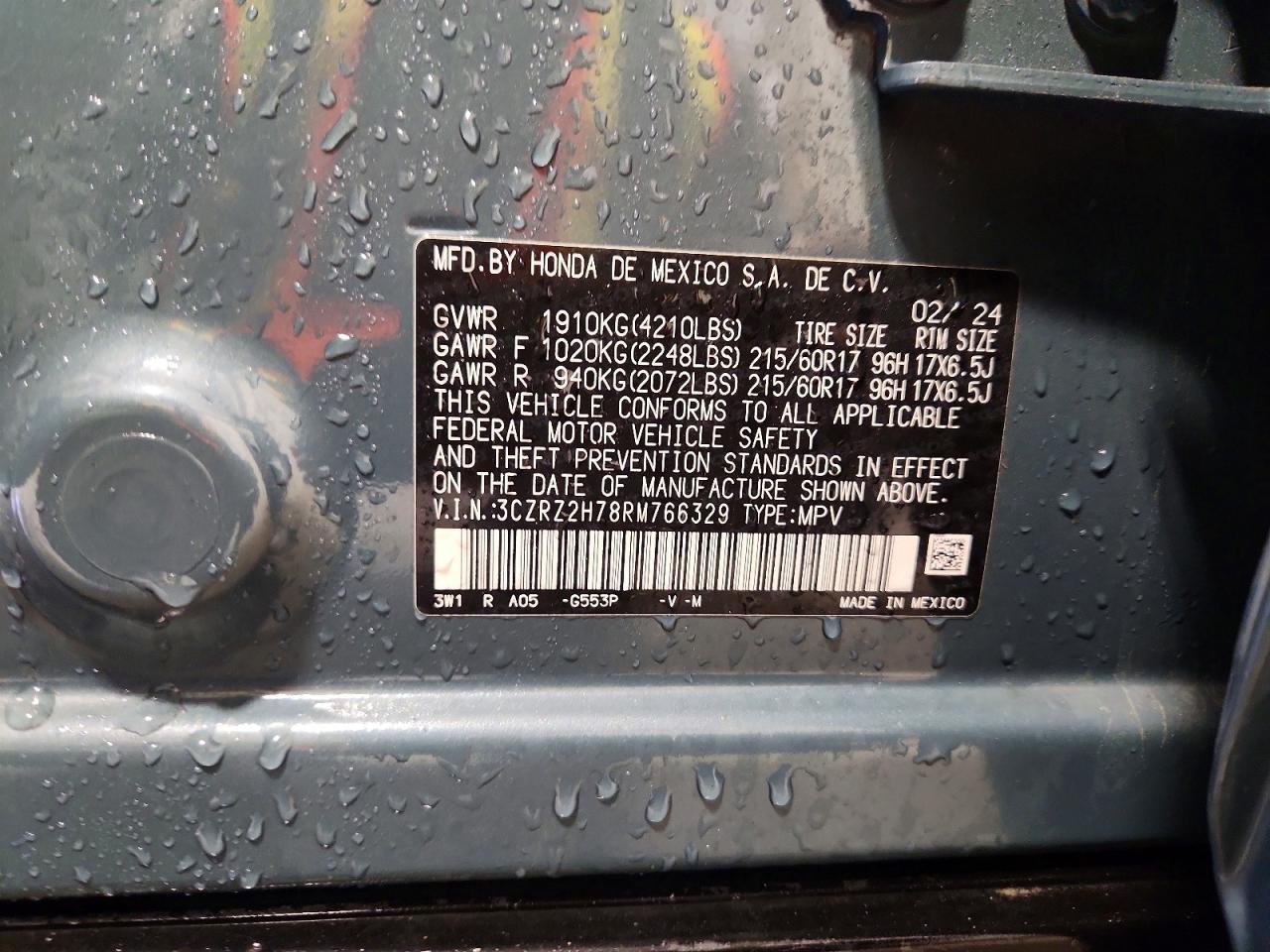 2024 HONDA HR-V EXL photo 27