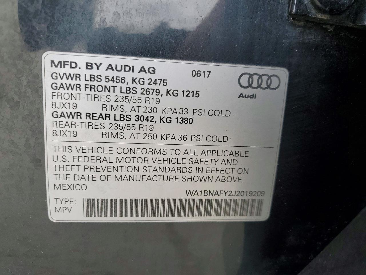 2018 AUDI Q5 PREMIUM PLUS photo 40