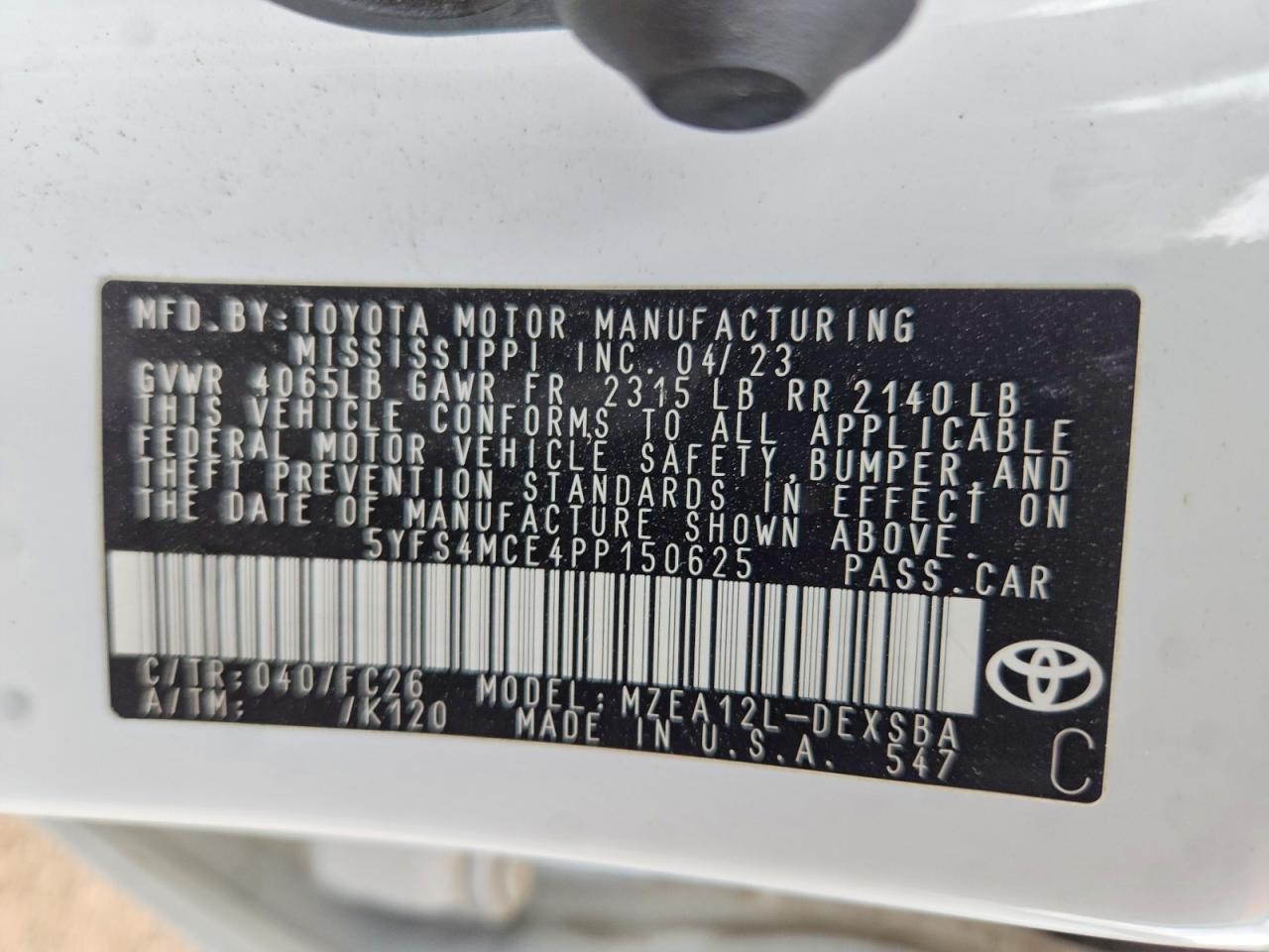 2023 TOYOTA COROLLA SE photo 37