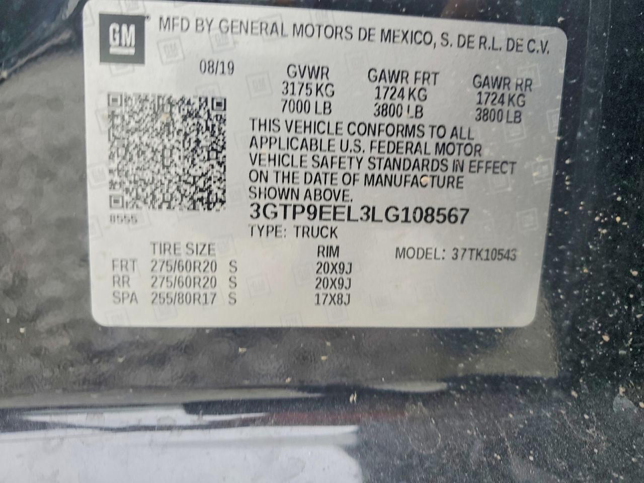 2020 GMC SIERRA K1500 AT4 photo 13