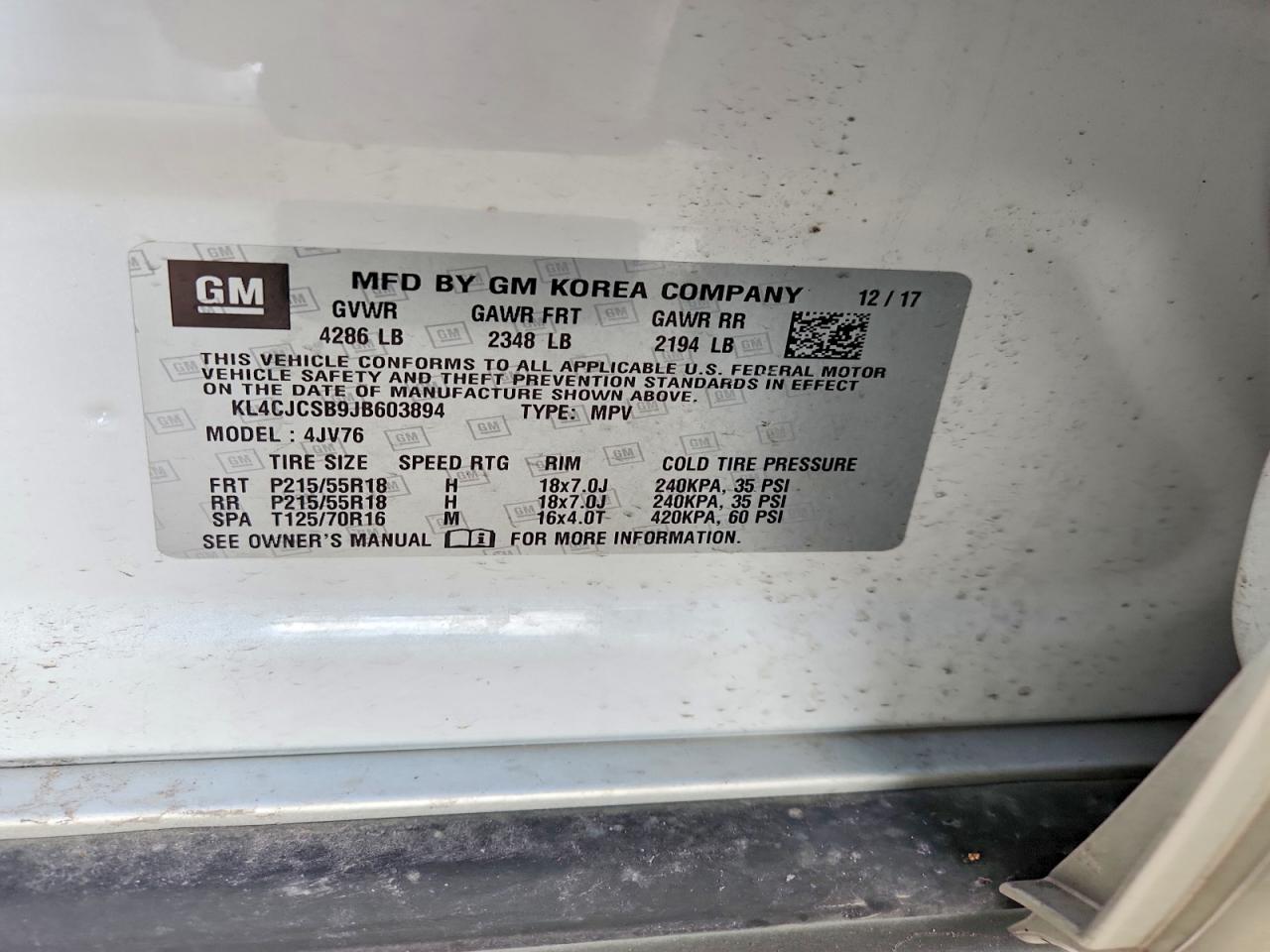 2018 BUICK ENCORE ESSENCE photo 13
