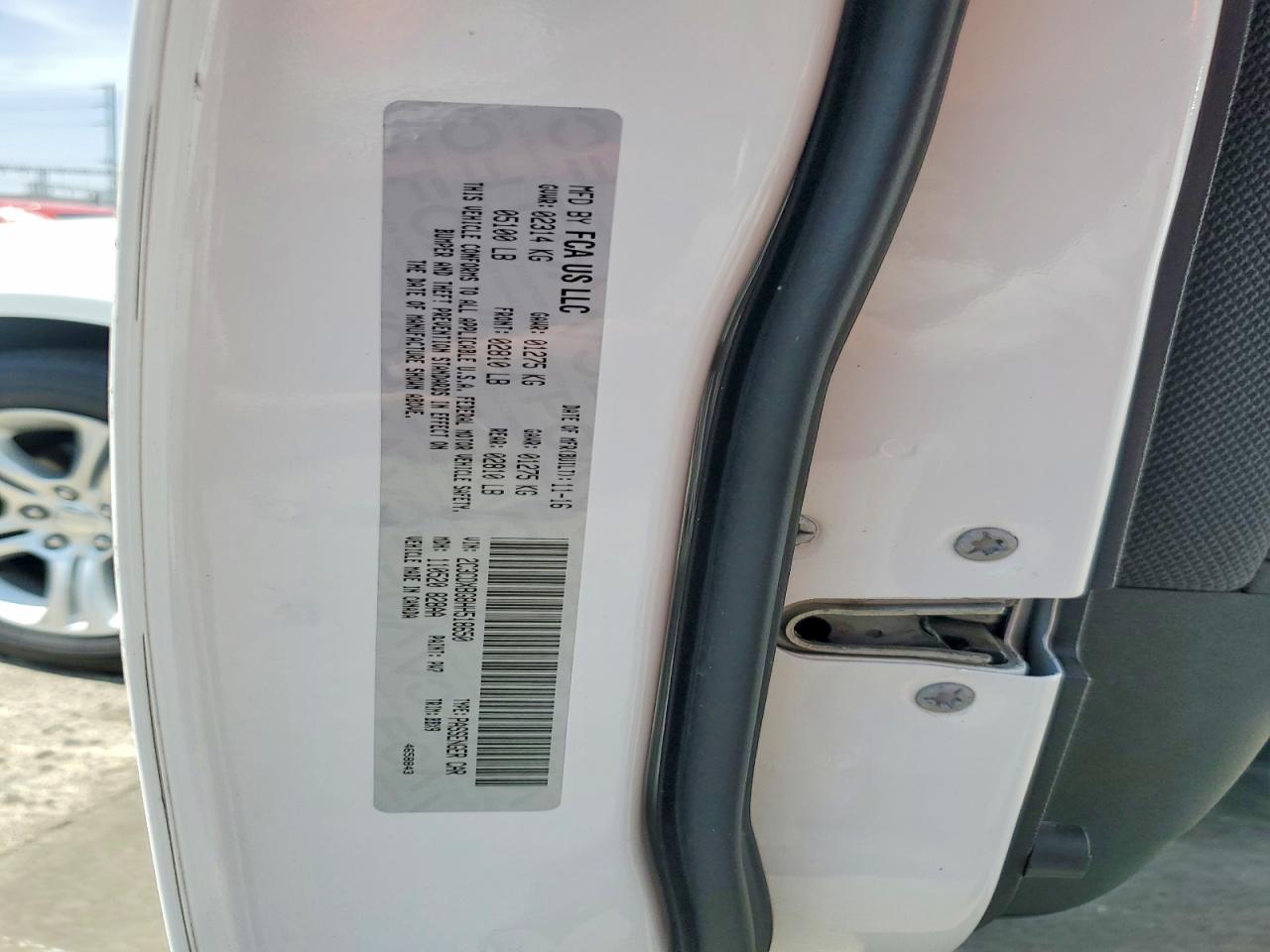 2017 DODGE CHARGER SE photo 23