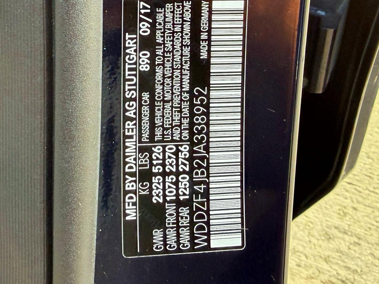 2018 MERCEDES-BENZ E 300 photo 10