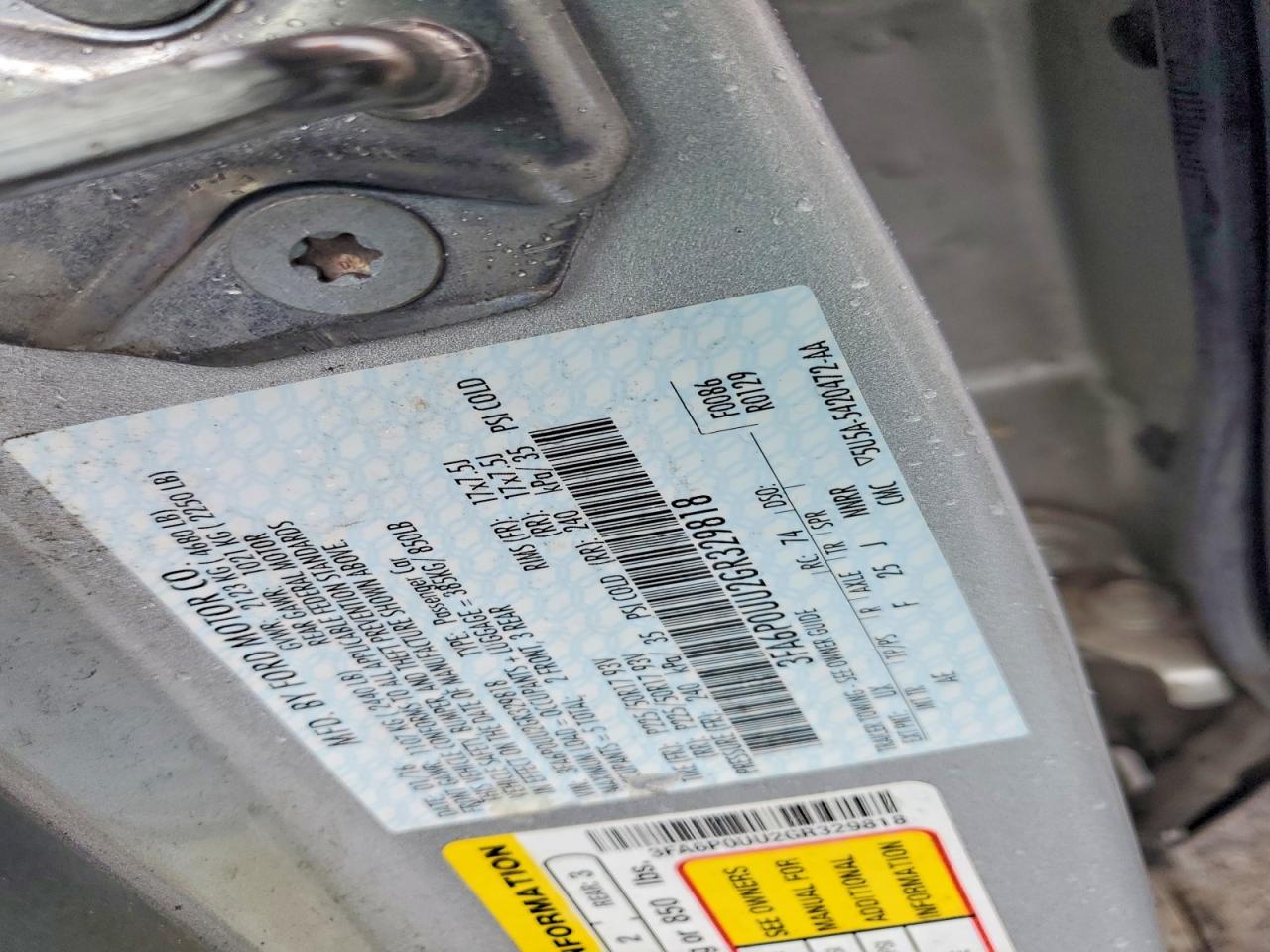 2016 FORD FUSION S HYBRID photo 23