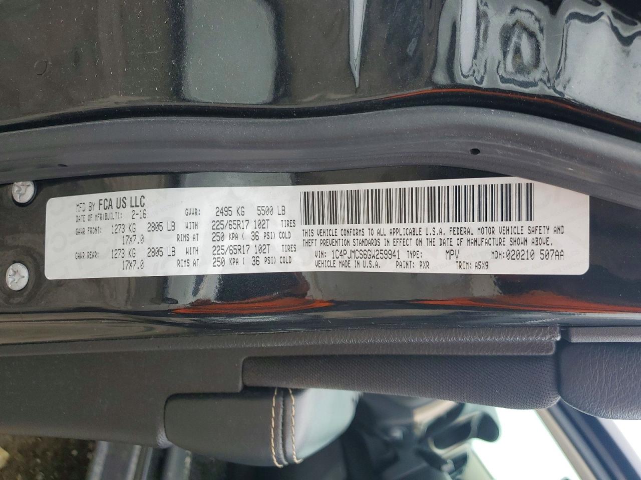 2016 JEEP CHEROKEE LATITUDE photo 37