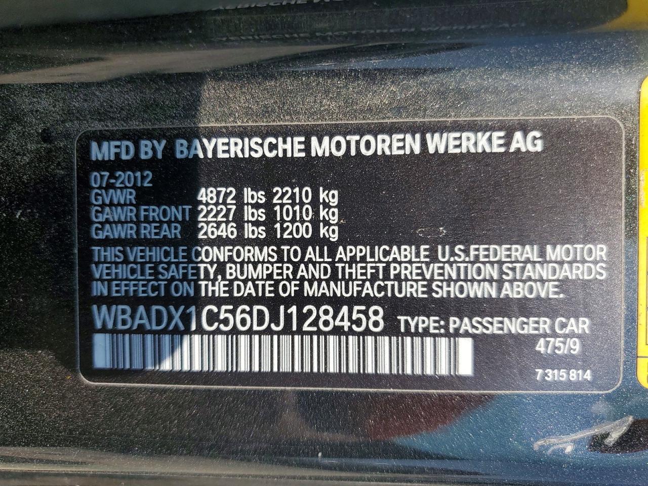 2013 BMW 335 I SULEV photo 12