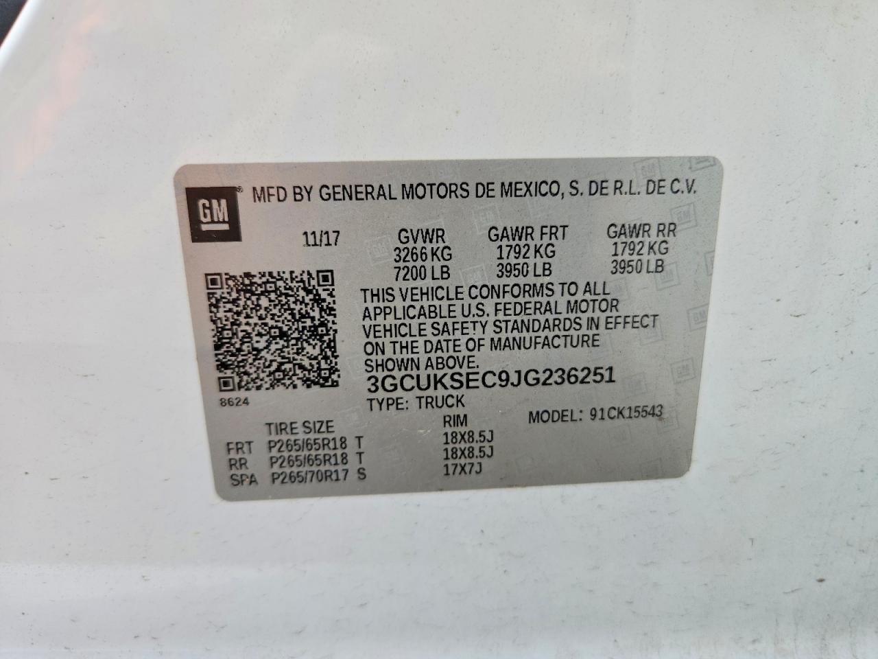 2018 CHEVROLET SILVERADO K1500 LTZ photo 23