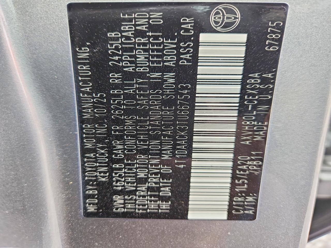 2026 TOYOTA CAMRY SE photo 12