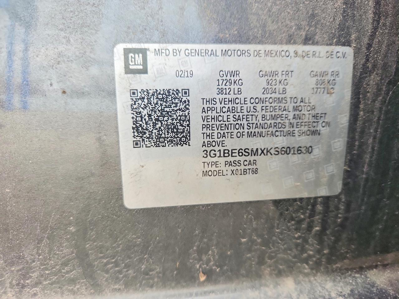 2019 CHEVROLET CRUZE LT photo 23