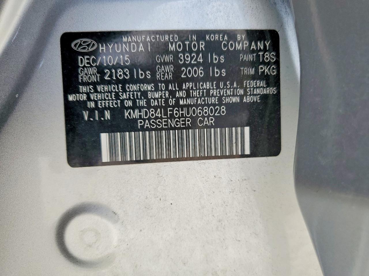 2017 HYUNDAI ELANTRA SE photo 25
