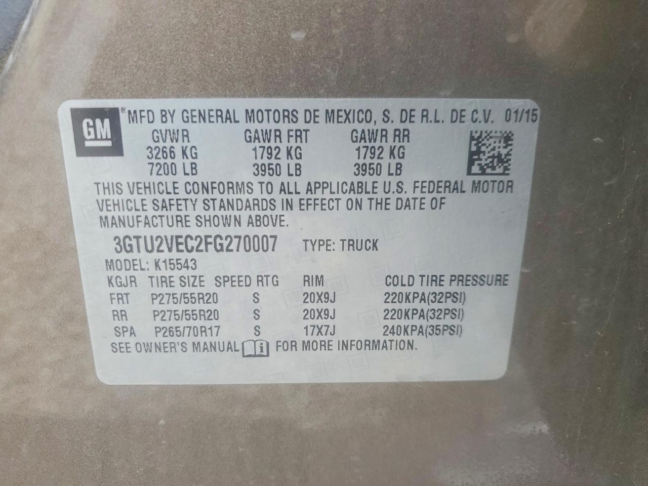 2015 GMC SIERRA K1500 SLT photo 37