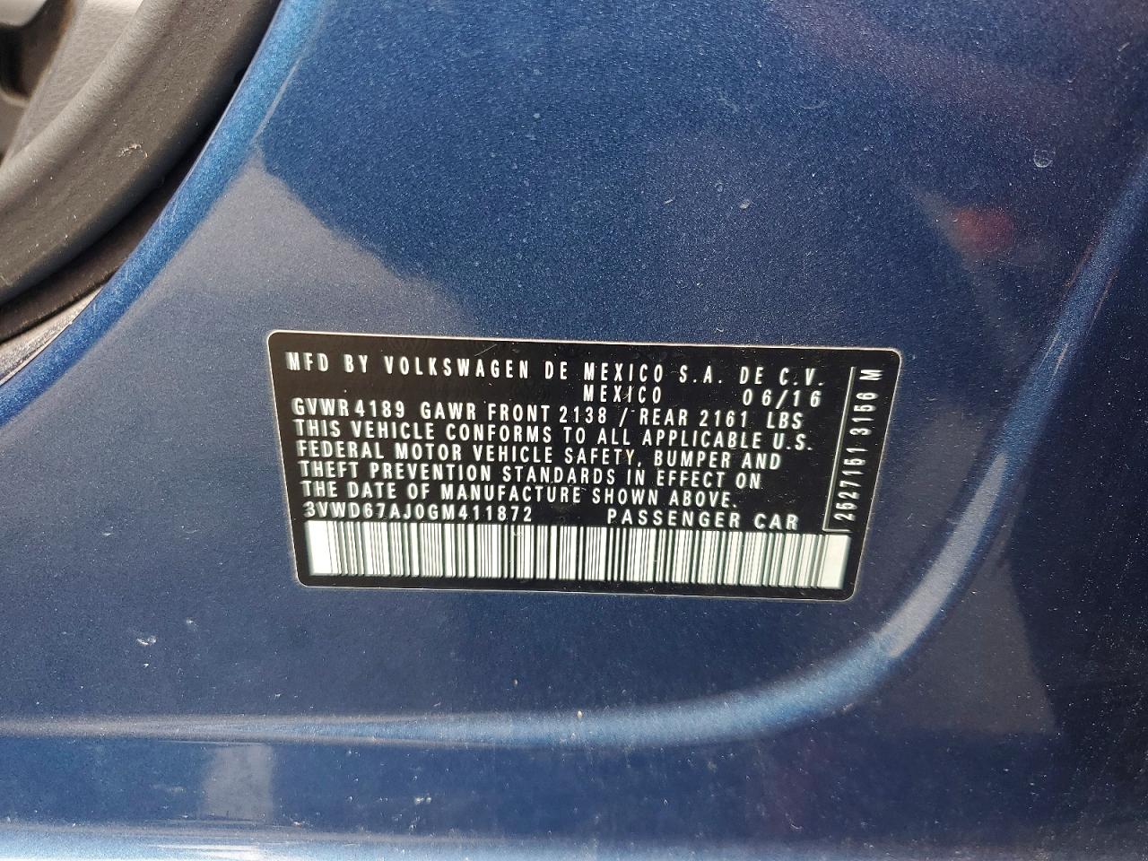 2016 VOLKSWAGEN JETTA SE photo 23