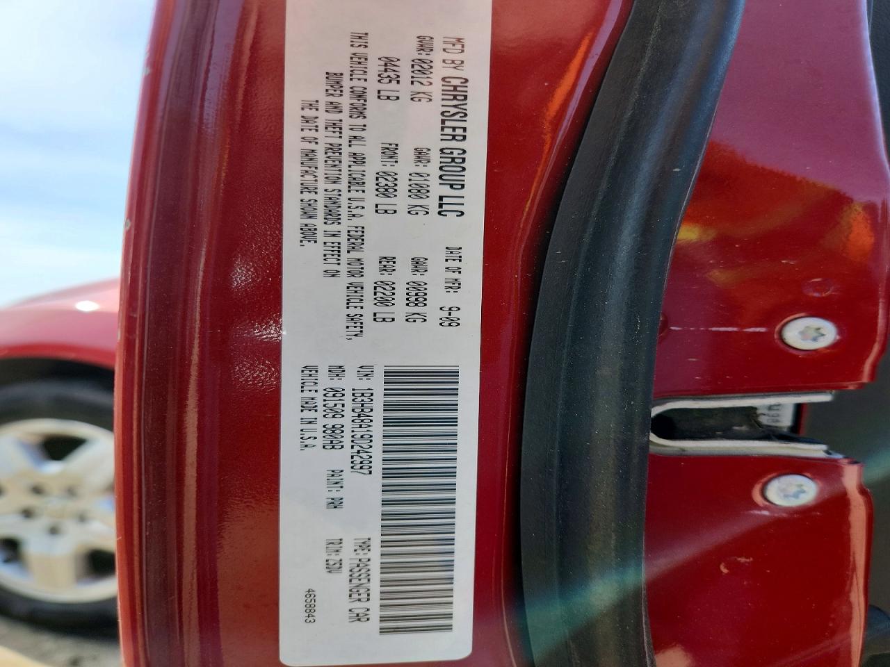 2009 DODGE CALIBER SXT photo 25