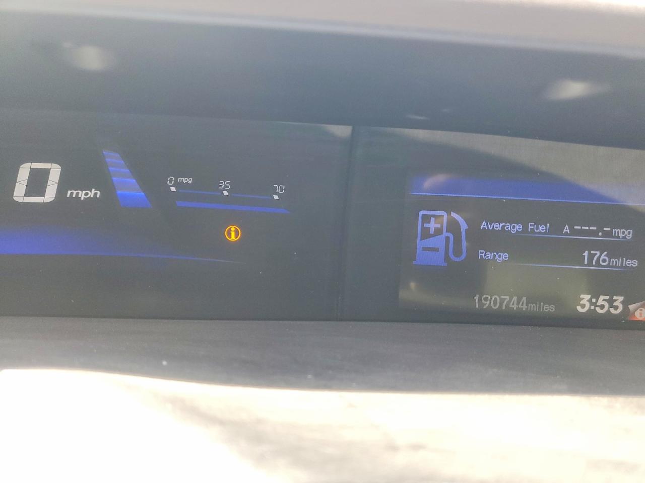 2012 HONDA CIVIC photo 9