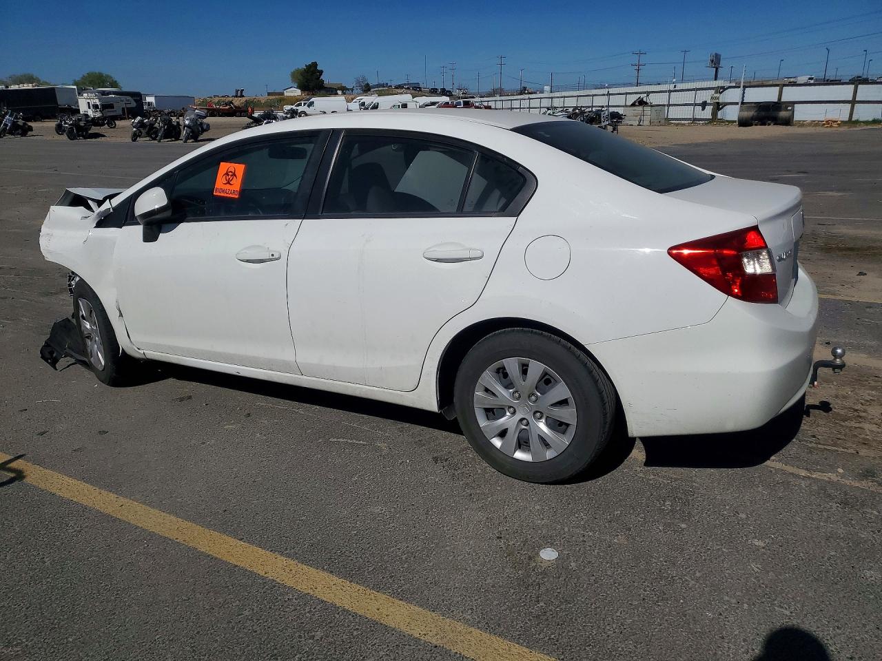 2012 HONDA CIVIC photo 2