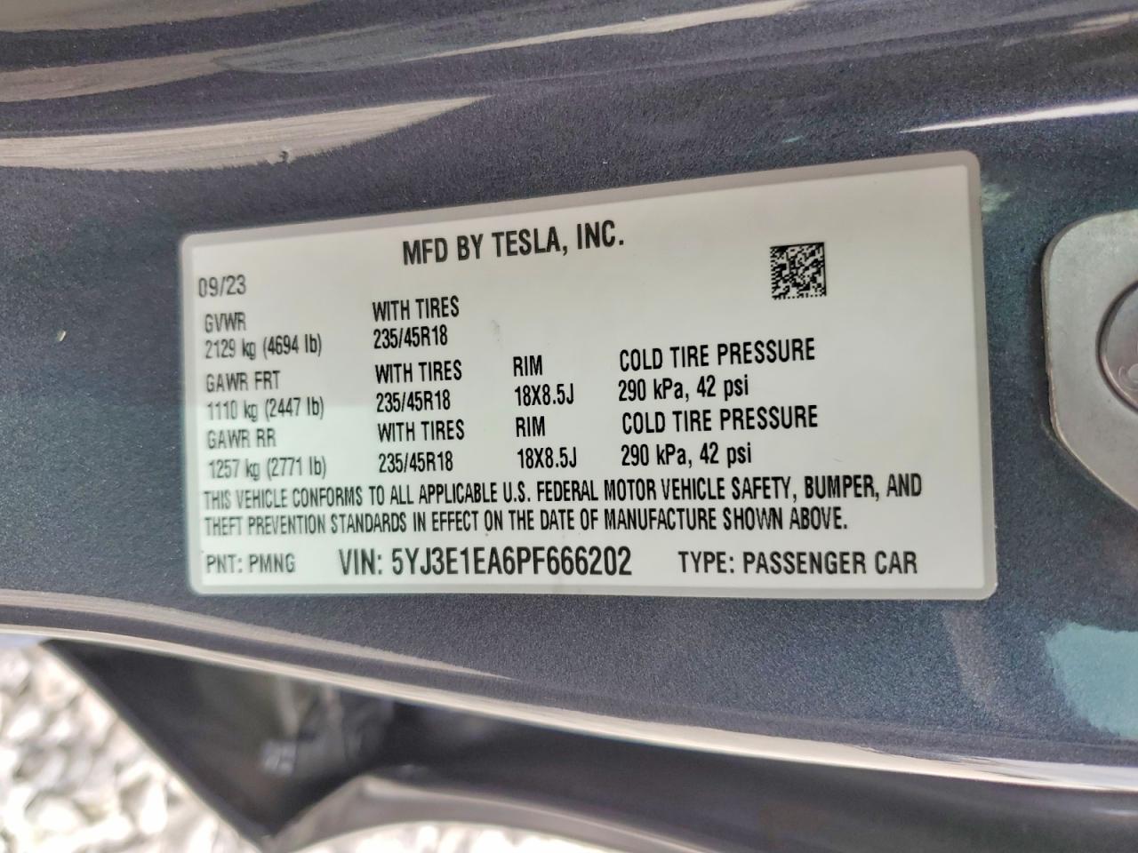 2023 TESLA MODEL 3 photo 23