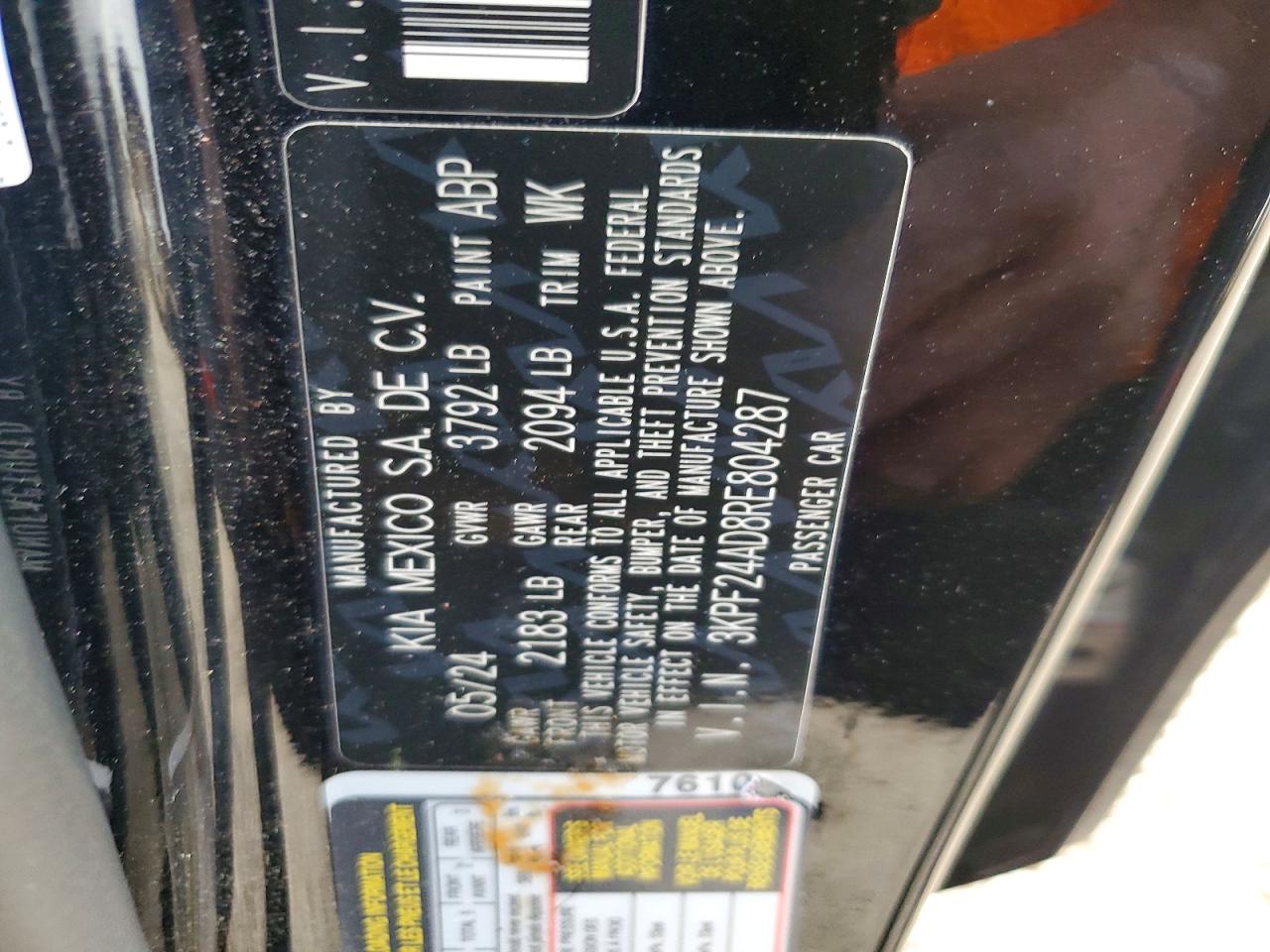 2024 KIA FORTE LXS photo 34