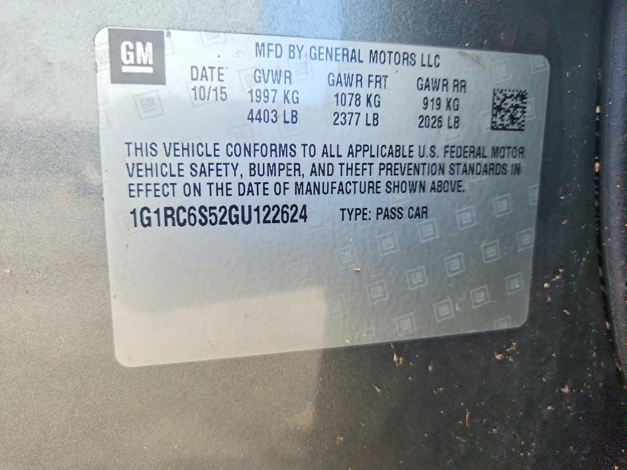 2016 CHEVROLET VOLT LT photo 23