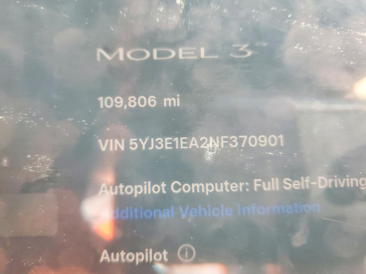 2022 TESLA MODEL 3 photo 9