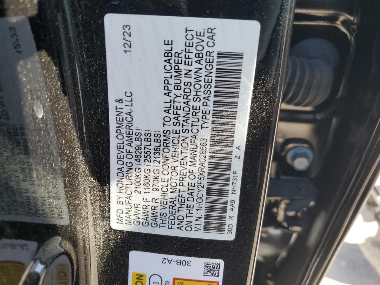 2024 HONDA ACCORD HYBRID SPORT photo 25