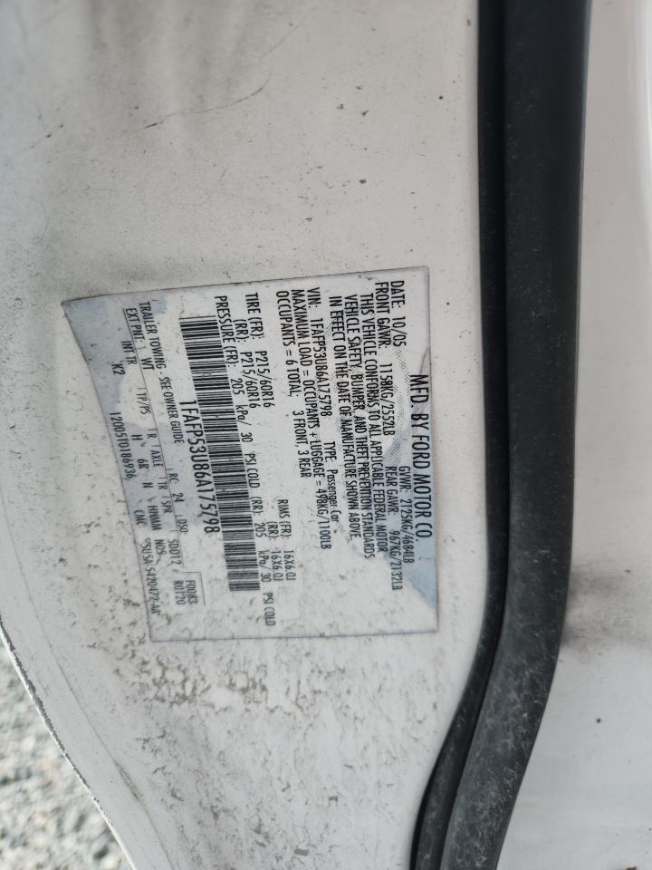 2006 FORD TAURUS SE photo 12