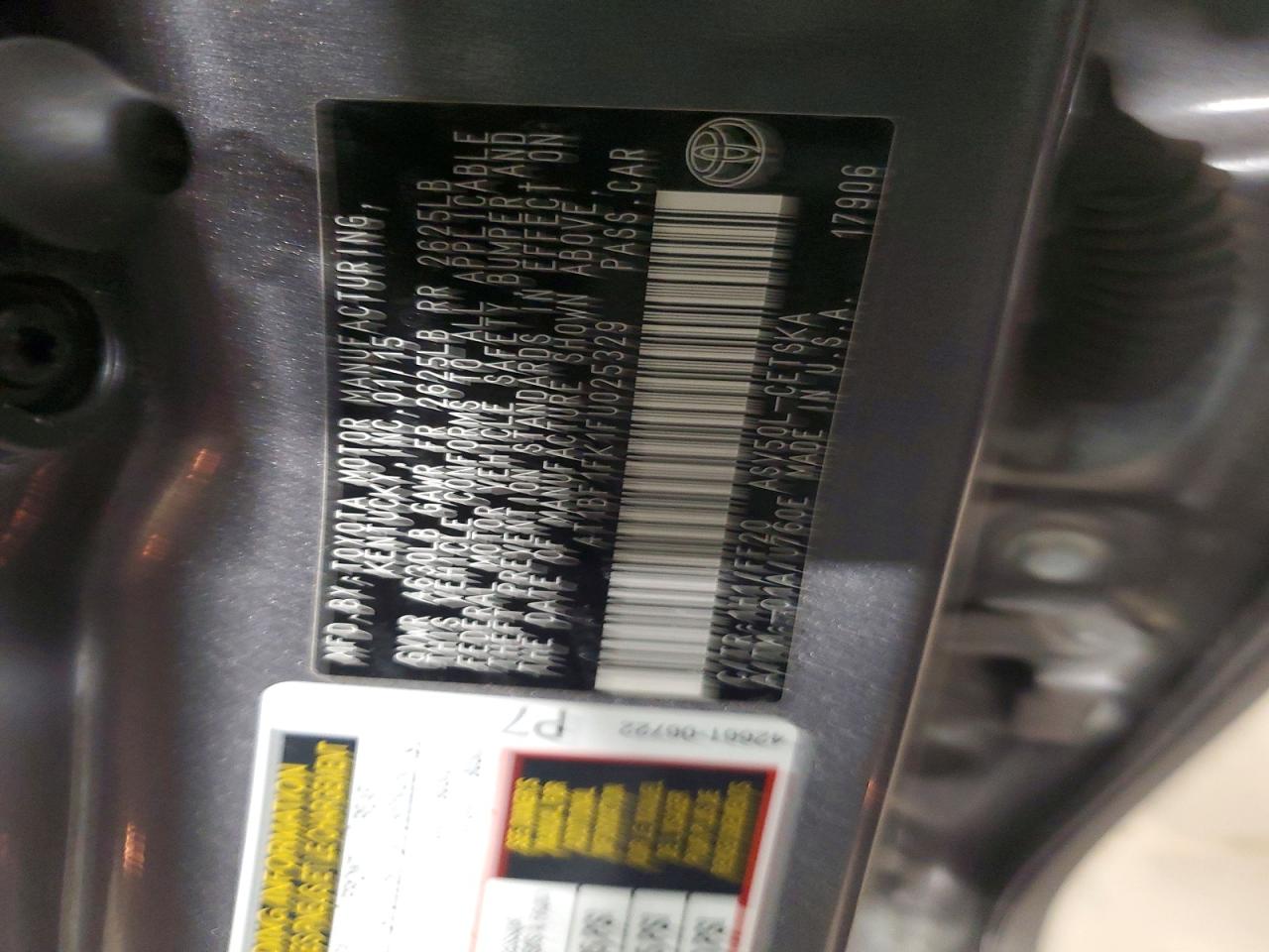 2015 TOYOTA CAMRY SE photo 23