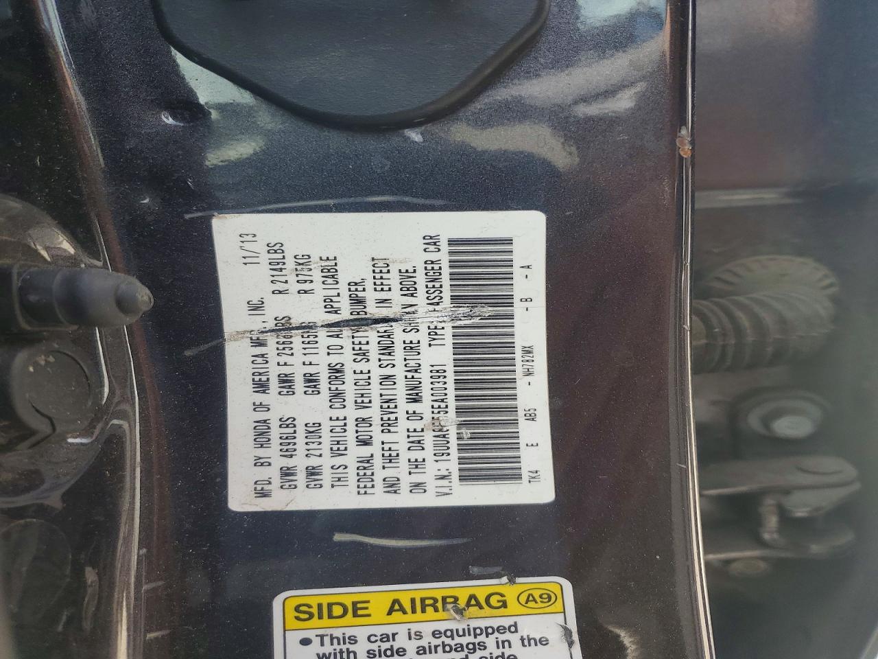 2014 ACURA TL TECH photo 12